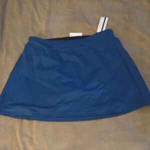 CLEARANCE! Lands' End Women's Teal Swim Mini Skirt*